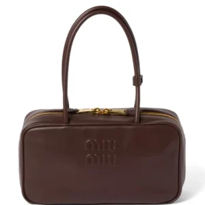 Miu Miu Beau Leather Top Handle Shoulder Bag