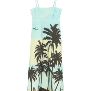 ALEMAIS Sail Away Cotton Midi Dress