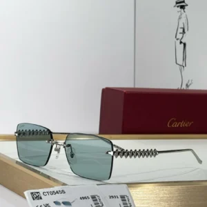 Cartier Clash De Rectangle Frame Women's Sunglasses