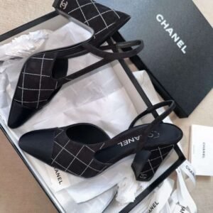 Chanel Crystal Embellished Slingback Women's Pumps