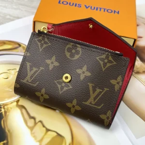 LOUIS VUITTON Sarah Damier Ebene Canvas Wallet