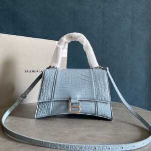 Balenciaga Hourglass Bag Crocodile Leather