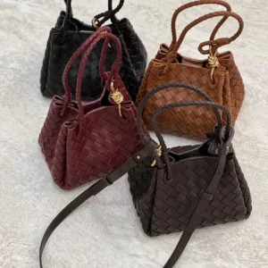 Bottega Veneta Parachute Intrecciato Shoulder Bag