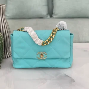 Chanel 19 Bag Tiffany Blue