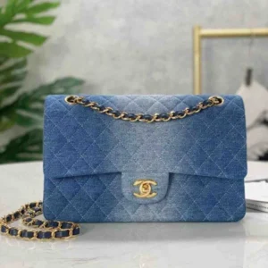 Chanel Classic Washed Denim Flap Bag