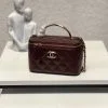 Chanel CC Logo Long Top Handle Vanity Case In Quilted Lambskin - Image 18