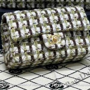 Chanel Tweed Quilted Rectangular Flap Bag - Image 3