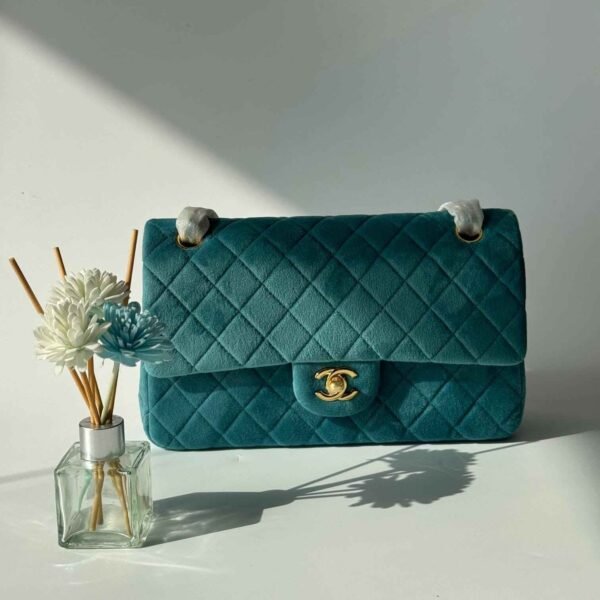 Chanel Tweed Quilted Medium Rectangular Flap Bag - Image 10