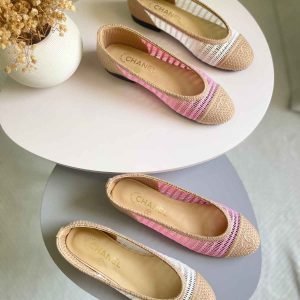 Chanel Spring-Summer Pre-collection Raffia Beige Ballet flats