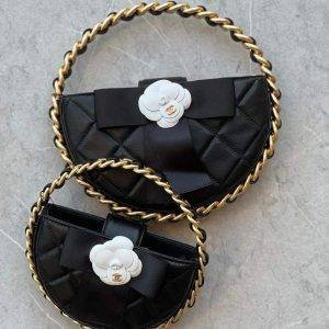Chanel Round Bag In Lambskin
