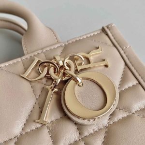 Christian Dior Mini Book Tote Bag In Lambskin
