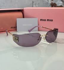 Miu Miu Eyewear Logo Plaque Women's Sunglasses