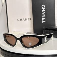 Chanel Cat Eye CC Nylon Women's Sunglasses
