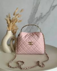 Chanel Quilted CC Coco Leather Chain Handle Hobo Bag