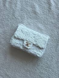 CHANEL Fringed Sequins Mini Rectangular Flap Bag