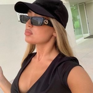 Gucci GG0516S Acetate Rectangular Sunglasses