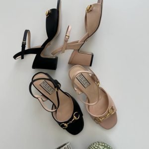 Gucci Horsebit Sandals In Leather For Women
