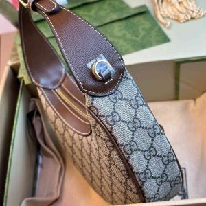 Gucci Interlocking GG Half Moon Shaped Mini Bag
