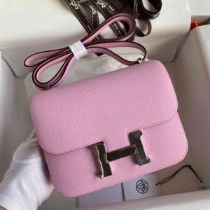 Hermes Constance 19 Pink Mauve Sylvestre