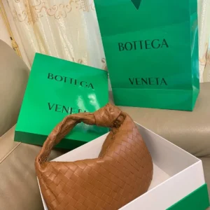 Bottega Veneta Jodie Caramel Leather Bag