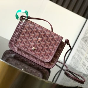Goyard Plumet Clutch Coated Canvas Crossbody Wallet