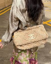 Chanel Crochet Tweed Flap Shoulder Bag