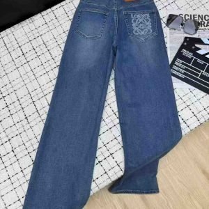 Loewe Denim Anagram Straight Women's Jeans