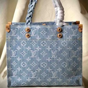 Louis Vuitton Denim Monogram Bag - Image 4