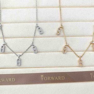 Messika Move Uno Pavé Drop Pendant Choker Necklace