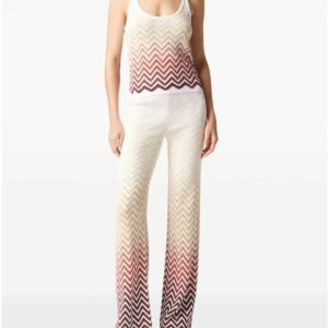 Misssoni Cotton and Viscose Chevron Pattern Basket