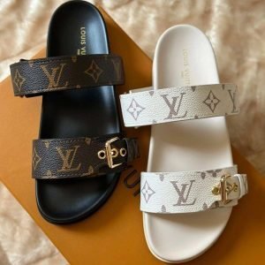 Louis Vuitton Bom Dia Flat Mule For Women