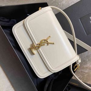 Saint Laurent Solferino Small Leather Satchel