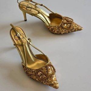 Valentino Garavani Rockstud Slingback Pumps