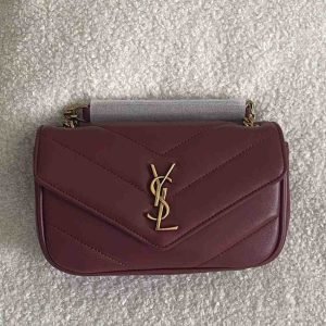 Saint Laurent Loulou Shoulder Bag In Matelassé Lambskin
